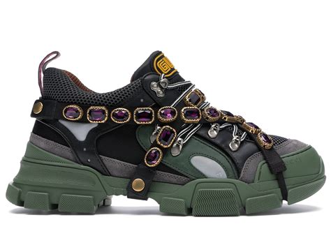 gucci flashtrek green|Gucci Flashtrek SEGA Green Removable Crystal .